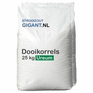 10 zakken dooikorrels a 25 kg Vooraanzicht