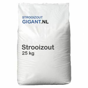 Zak strooizout 25 kilo Vooraanzicht